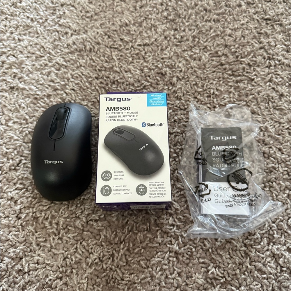 Targus AMB580 Black Bluetooth Mouse